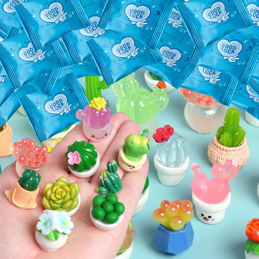 Mini Glow-in-the-Dark Plants – Tiny Fairy Garden, Dollhouse & Desk Decor