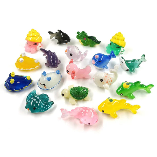 Mini Ocean Animal Figurine Set