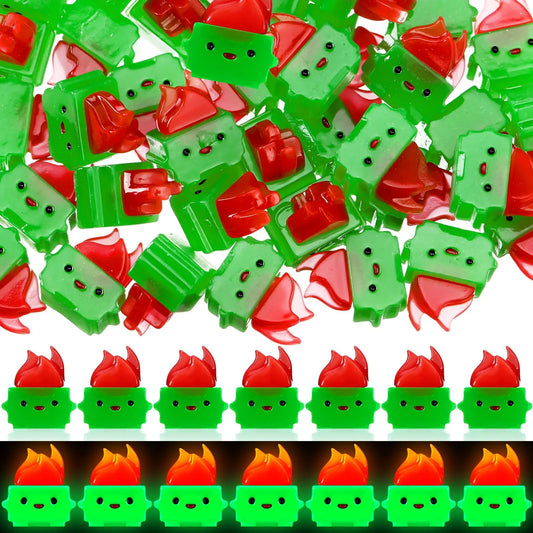 Mini Luminous Dumpster Fire Figures – 50/100pcs